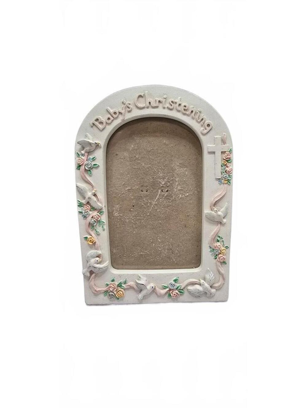 Russ Baby's Christening Decorative Photo Frame